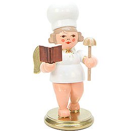 Baker Angel with Baking Book  -  7,5cm / 3 inch