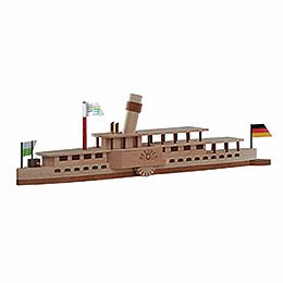 Bastelset Elbdampfschiff 'Dresden' - 24x7 cm
