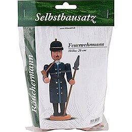 Bastelset Räuchermännchen Feuerwehrmann - 20 cm