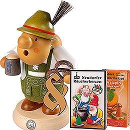 Bundle  -  Smoker Bavarian with Costume plus two packs of incense
