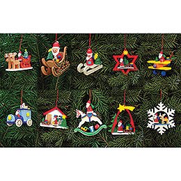Bundle - Tree Ornaments Santa Claus