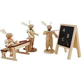 Bunny School - Natural - 7 cm / 2.8 inch