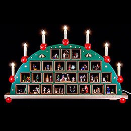 Candle Arch - Advent Calendar - 48x76 cm / 19x30 inch