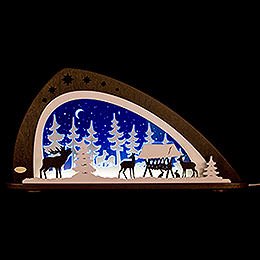 Candle Arch  -  "Animals of the Forest"  -  66x33,8cm / 26x13.3 inch