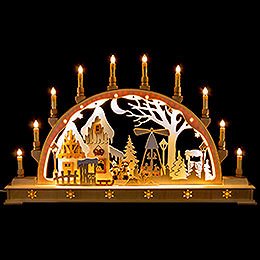 Candle Arch  -  Christmas Market  -  78x45cm / 30x17 inch