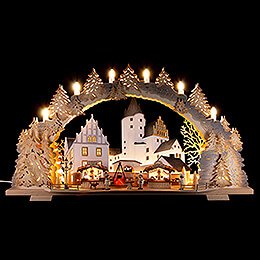 Candle Arch  -  Christmas Market at Schwarzenberg Castle  -  72x43cm / 28.3x16.9 inch