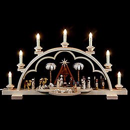 Candle Arch  -  Christmas Story  -  64cm / 56 inch  -  120 V Electr. (US - Standard)