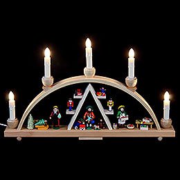 Candle Arch - Christmas at Seiffen - 19x11 inch - 48x28 cm / 11 inch