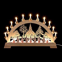 Candle Arch  -  Church of Seiffen  -  65x40cm/26x16 inch