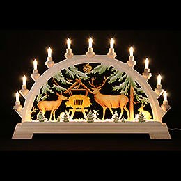 Candle Arch - Feeding of the Game, Colored - 65x40 cm / 26x17.5 inch