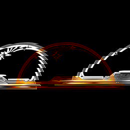 Candle Arch - For Collectible Figures (LED powered) - 55x23 cm / 21.7x9.1 inch