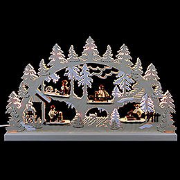 Candle Arch - Forest Life - 62x37x5,5 cm / 24x14x2 inch