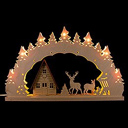 Candle Arch  -  "Forest Lodge"  -  52x32cm / 20.5x12.6 inch