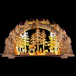 Candle Arch  -  Forest Scenery  -  72x41x13cm / 28.3x16.1x5.1 inch