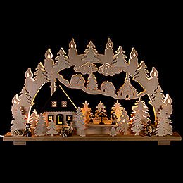 Candle Arch  -  Forest house  -  70x43cm / 28x17 inch