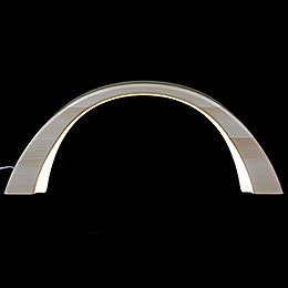 Candle Arch - Linden Natural, with Electric Lights - 55x23,5 cm / 2 inch