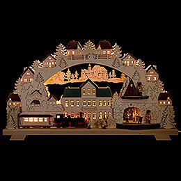 Candle Arch  -  Mine with Railroad  -  70x40cm / 27.6x15.7 inch