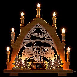 Candle Arch - Miners Ore Mountains - 43x45 cm / 16.9x17.7 inch