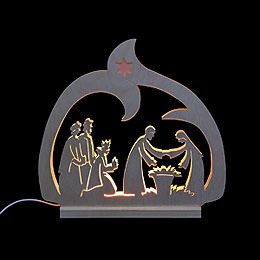 Candle Arch  -  Nativity  -  30x28,5x4,5cm / 12x11x2 inch
