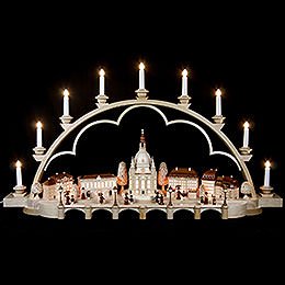Candle Arch - Old Dresden - 103 cm / 41 inch - 120 V Electr. (US-Standard)
