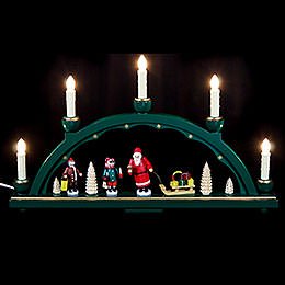 Candle Arch - Santa Claus - 19x11 inch - 48x28 cm / 11 inch
