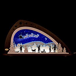Candle Arch  -  "Santa Claus"  -  66x33,8cm / 26x13.3 inch