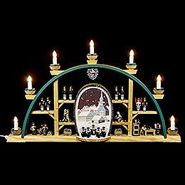Candle Arch  -  Scenes From the German Erzgebirge  -  72x41cm / 28x16 inch