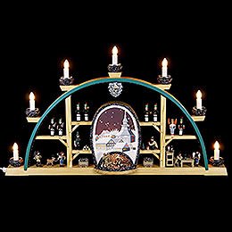 Candle Arch - Scenes From the German Erzgebirge - 72x41 cm / 28x16 inch