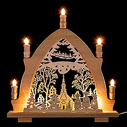 Candle Arch - Seiffen Church  - 41x42 cm / 16.1x16.5 inch