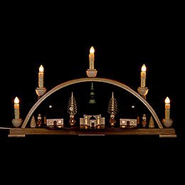Candle Arch - Seiffen Church  - 51x29 cm / 20.1x11.4 inch