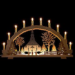Candle Arch - Seiffen Church - 70x42 cm / 27.6x16.5 inch