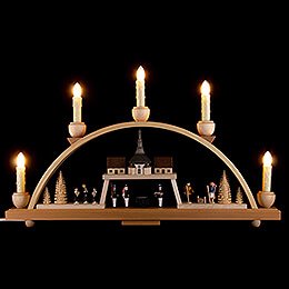 Candle Arch  -  Seiffen Village  -  48x28cm / 18.9x11 inch