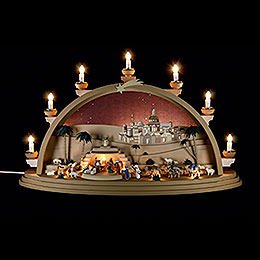 Candle Arch - The Nativity - 75x42x20 cm / 29.5x16.5x7.8 inch
