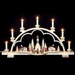 Candle Arch  -  Village in the Alps  -  64cm / 25 inch