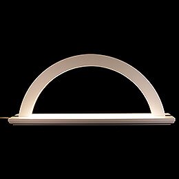 Candle Arch - White (LED powered) - 79x35 cm / 31.1x13.8 inch