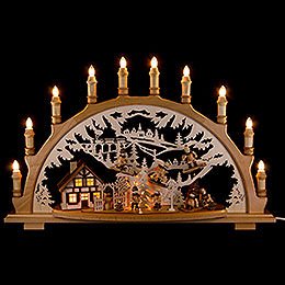 Candle Arch  - Winter Children  -  67x42x15cm / 26x16.5x6 inch