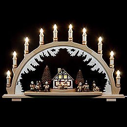 Candle Arch - Winterchildren - 67x42 cm / 26x17 inch