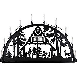 Candle Arch for Outside - Forest Hut - 100x50 cm / 40x20 inch