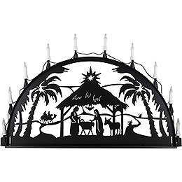 Candle Arch for Outside - Nativity - 100x50 cm / 40x20 inch