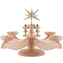 Candle Holder - 4 Angels Natural - 26 cm / 10.2 inch