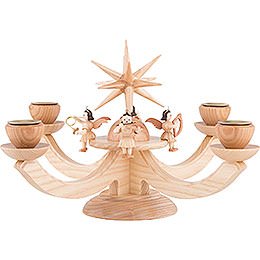 Candle Holder - Four Sitting Angels - 38x38x20 cm / 11x11x7.9 inch