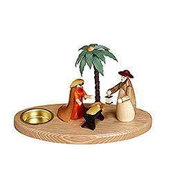 Candle Holder - Nativity Scene - 12 cm / 5 inch
