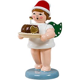 Christmas Angel with Hat and Cake - 6,5 cm / 2.6 inch