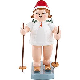 Christmas Angel with Hat and Snow Shoes - 6,5 cm / 2.5 inch