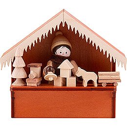 Christmas Market Stall Toys with Thiel Figurine - 8 cm / 3.1 inch