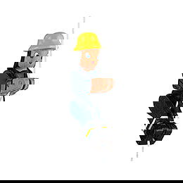 Climbing Figure Klettermax Fireman With Modern Uniform  -  6,5cm / 2.6 inch