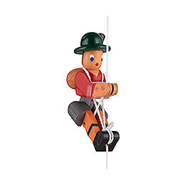 Climbing Figure Klettermax Mountaineer With Red Jacket  -  6,5cm / 2.6 inch