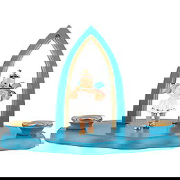 Cloud with Angel and Pointed Arch - 17x9x12 cm / 6.7x3.5x4.7 inch