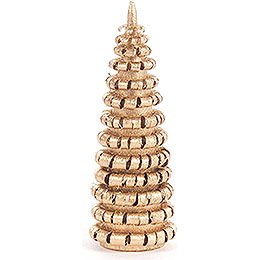 Coiled Tree without Trunk - Golden - 6 cm / 2.4 inch
