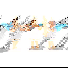 Colourful Sounds - 3 Musical Short Skirt Angels (Blank)